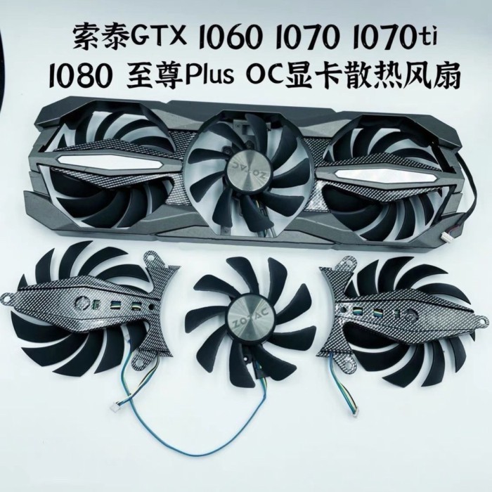 Quạt làm mát Card đồ họa Zotac GTX 1060 1070 1070ti 1080ti Extreme Plus OC