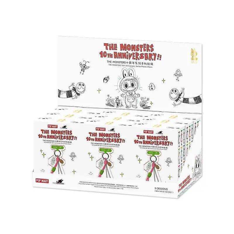 POP MART THE MONSTERS 10TH ANNIVERSARY Bracelet Blind Box Kawaii Anime Action Decoration Surprise Gi