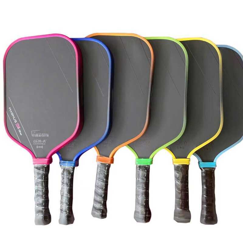 Cạnh tranh cấp dưa leo mái chèo Hot Press Pickle Ball Ba lớp Sợi Carbon 16mm Vợt MAGNUS 3S