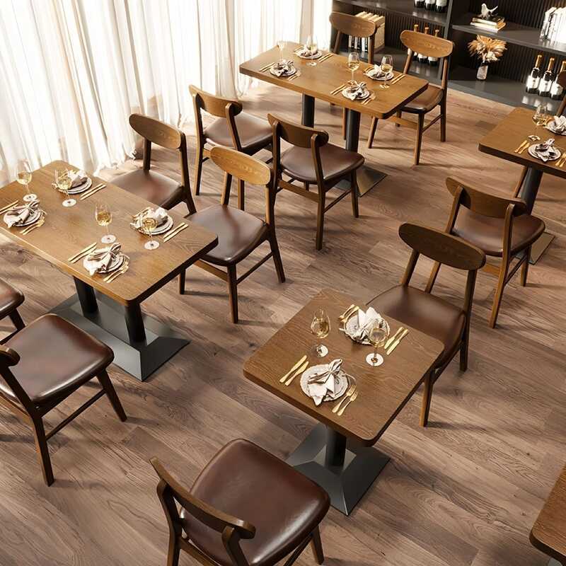 Bộ bàn bistro phong cách retro Mỹ tùy chỉnh, ngồi cà phê, thư giãn, bộ ghế quầy bar nhạc bistro.