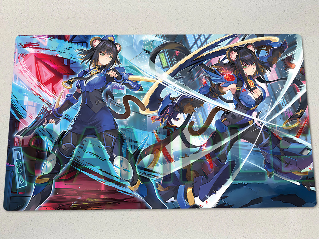 YuGiOh K9 - 17 "Ripper" Playmat K9 - 17 Izuna TCG CCG Thảm Board Game Duel Pad Trading Card Battle A
