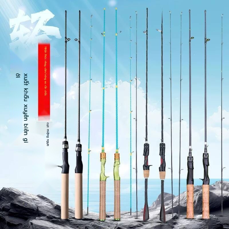 Cần Micro Lure, Makou Rod siêu mềm, UL Casting, cần câu ném, súng, tay cầm thẳng