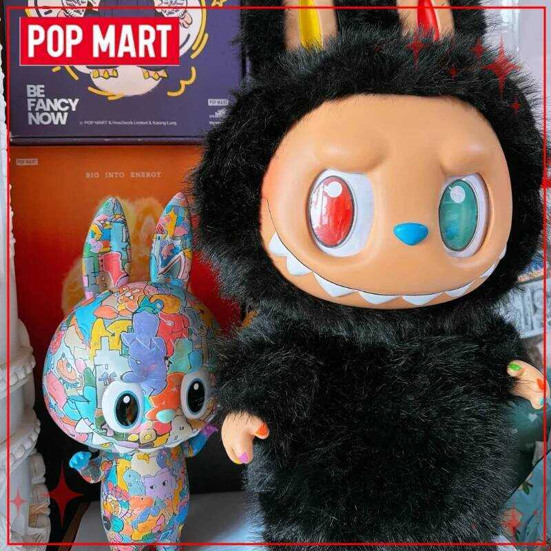 Hot  POPMART THE MONSTERS ZIMOMO 10 Anniversary LABUBU Plush Pop Culture Toy Big Doll Gift