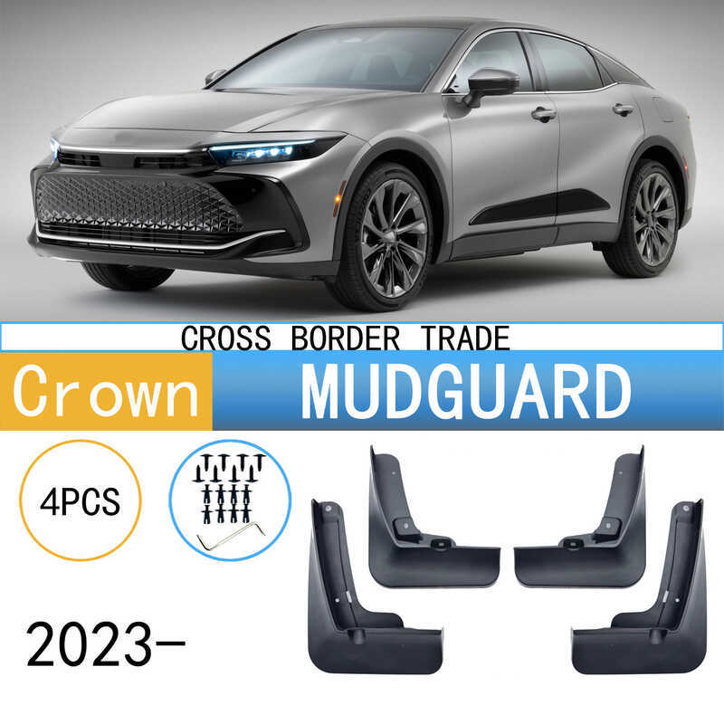 Thích hợp cho Toyota Crown crown2023 Chắn bùn ngoại thương Xe chắn bùn sửa đổi thẳng