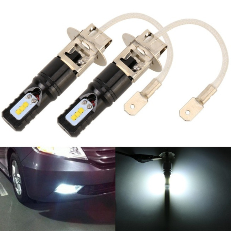 Đèn led ô tô H1 CSP 80W Đèn sương mù H3 6led 2525 Đèn pha H1 csp Xe hơi