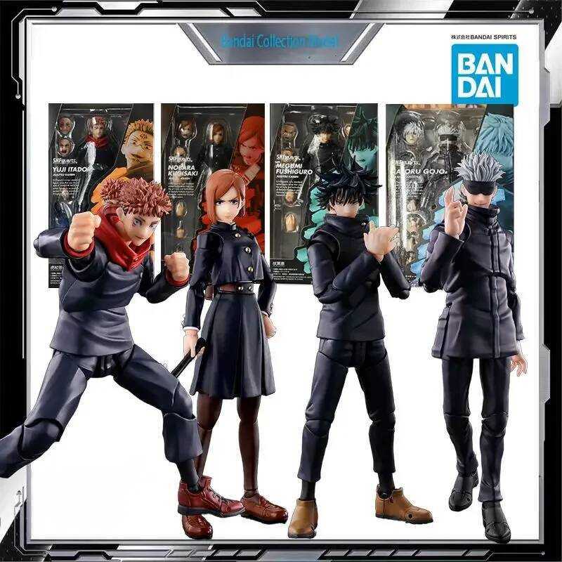 Bandai MODEL KIT SHF Itadori Yuji Anime Action Figure Toys Model Gifts For boys Collectibles Foam bo
