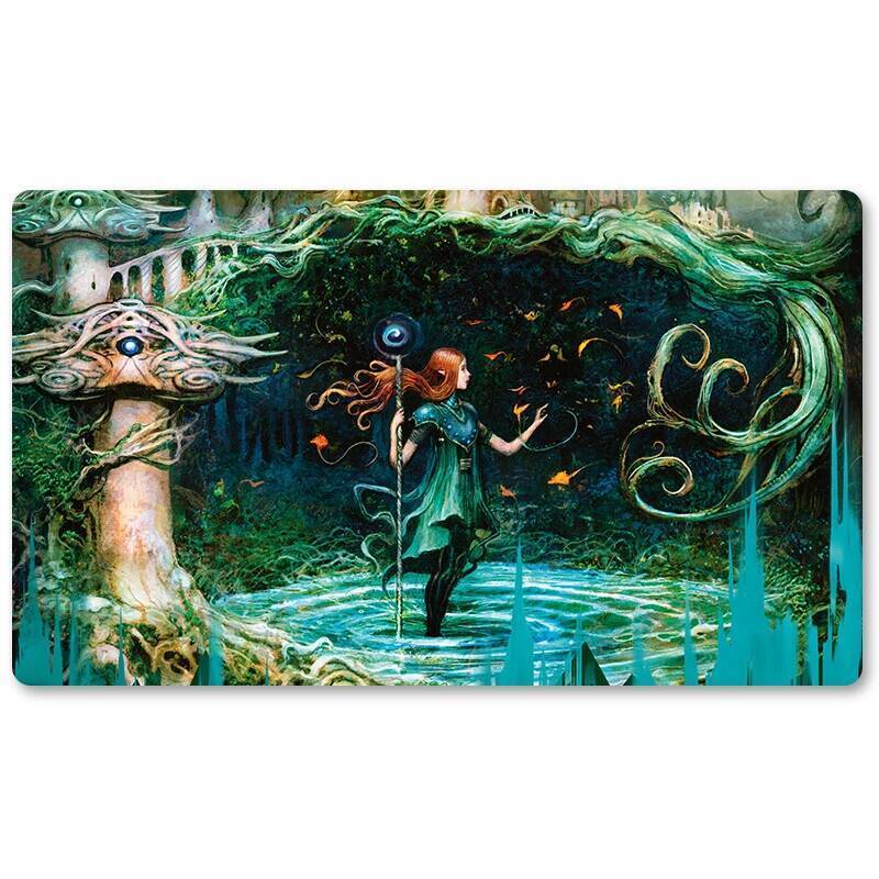 Tăng trưởng xoắn ốc - Magic The Gathering Playmat TCG CCG MTG Playmat Battle Game Card Mousepad