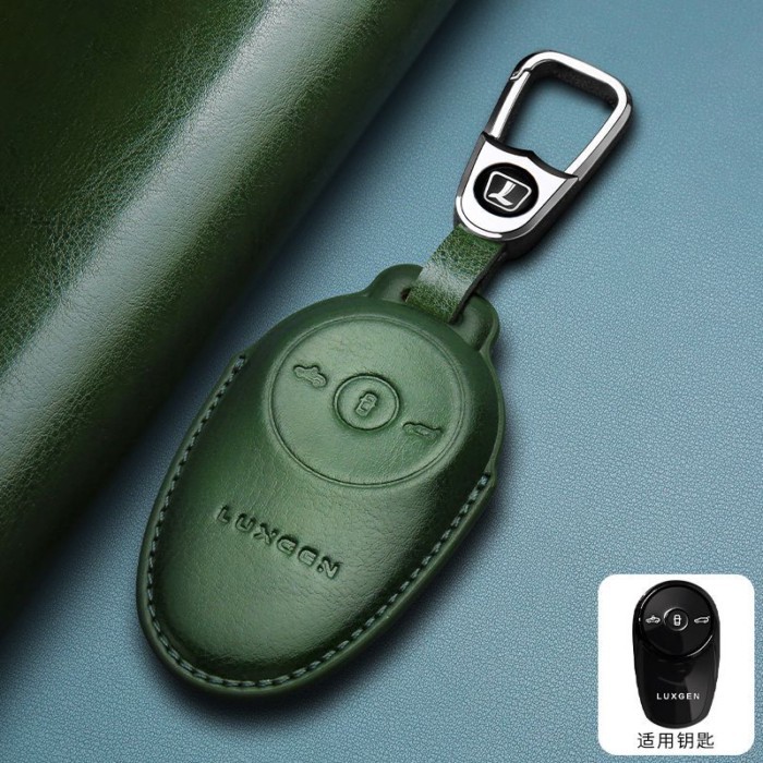 Thay Thế Thích Hợp Cho Luxgen Luxgen n7 Chìa Khóa Xe Chìa Khóa Bảo Vệ Siêu Di Chuyển Khóa Da Nam Nữ 