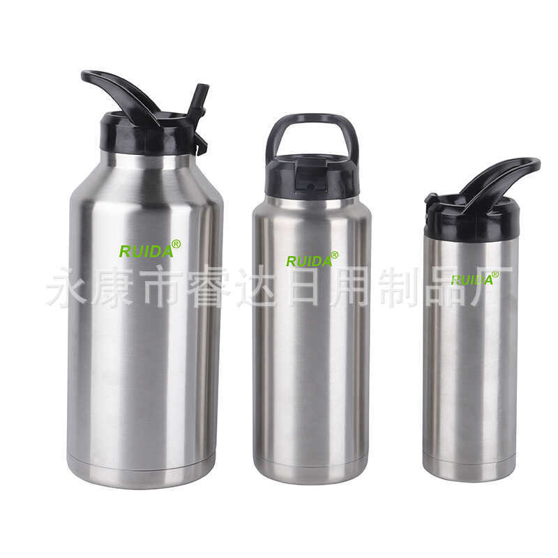 Châu Âu Mỹ Hot Style 18oz Thể Thao Ngoài Trời Bình Nước Chân Không, Bình Nước Giữ Nhiệt YETI 36oz 64