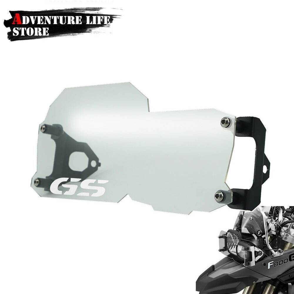 Xe Máy Acrylic Đèn Pha Bảo Vệ Bảo Vệ Ánh Sáng Bao Da Cho Xe BMW GS 800 F800GS F700GS F650GS Đôi 2008