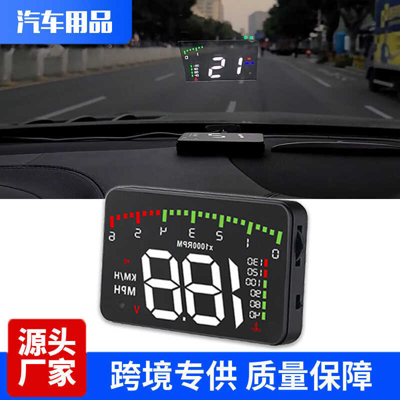 A9 Xe HUD HUD Màn Hình Chiếu Xe Ô Tô OBD2 Tốc Độ Ô Tô Nhiệt Độ Nước HUD HUD Màn Hình