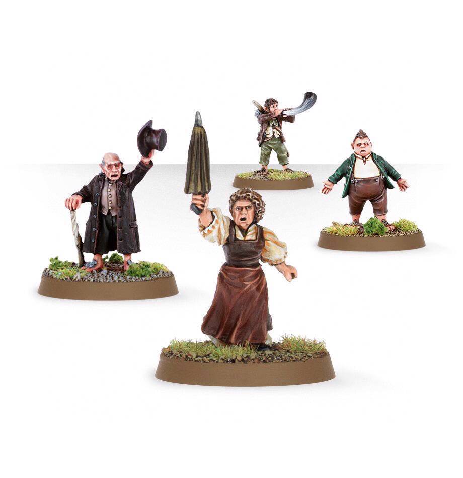 [Mô hình Warhammer] Nhẫn Hobbit Hobbit 3 Hobbit chúa tể của nhẫn Mô hình nhựa