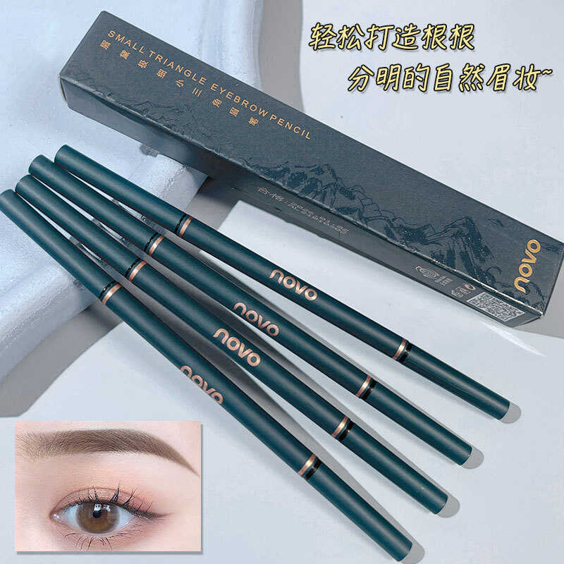 Bút chì kẻ mày Novo Chống thấm nước Chống mồ hôi lâu trôi Không phai màu Chống nhòe Siêu mịn Dra