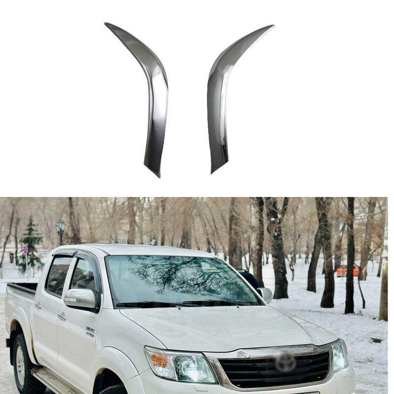 Thích Hợp Cho HILUX HILUX VIGO 2012 Đèn Pha Lông Mày Đèn Pha Lông Mày Mạ Điện Trang Trí Xe Hơi