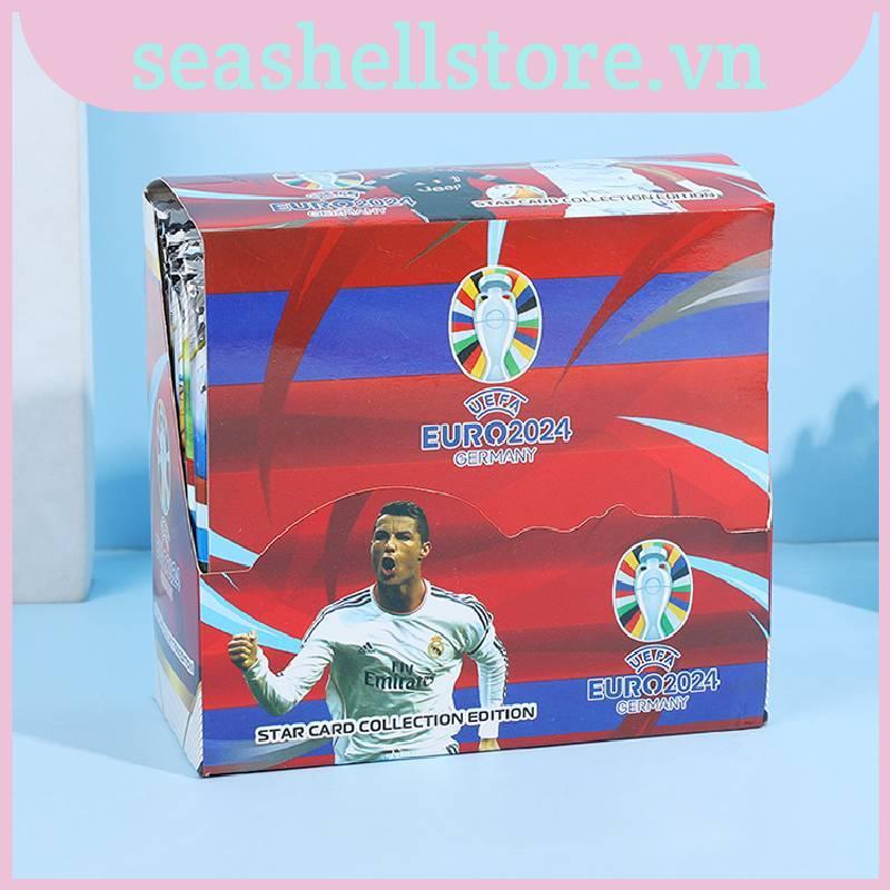 Thẻ ngôi sao bóng đá hàng đầu Cúp châu Âu Messi Ronaldo Neymar Bộ bài tập chơi game
