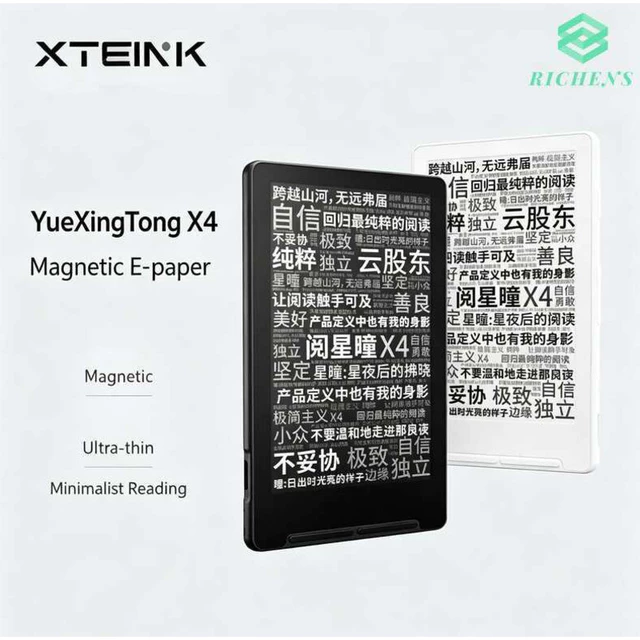 Máy đọc sách điện tử XTEINK X3/X4/X4 Pro chính hãng, màn hình E-Ink 3.7/4.3 inch,NEW-BH12 tháng