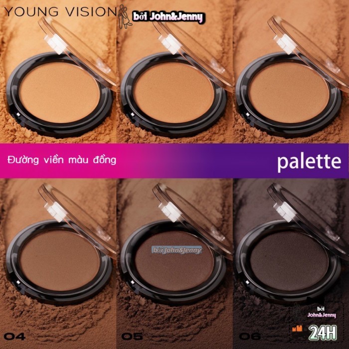 🎨 Beauty Encyclopedia Matte Bronze Contour Powder Hairline Nose Shadow Bronze Contour Palette