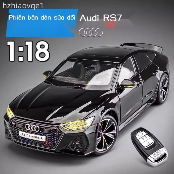 [ Siêu Tiết kiệm] Xe Audi RS7 Mẫu Xe Chính Hãng Được Ủy Quyền Hợp Kim Lớn 1:18 Chìa Khóa Điều Khiển