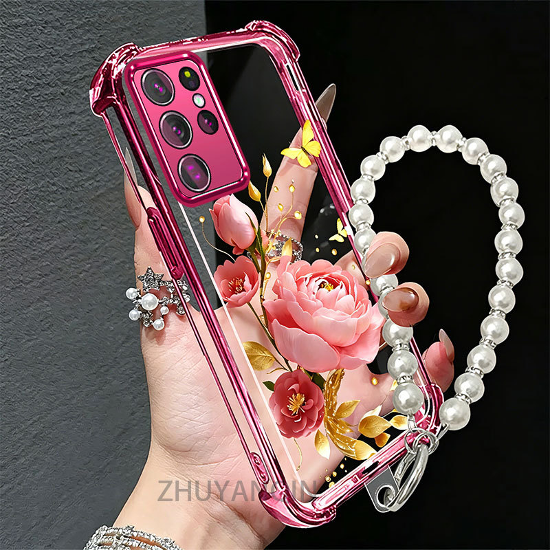 Ốp Lưng Dành Cho Samsung S24 S24 Plus S24 Ultra S24 FE Vỏ Điện Thoại Mềm Mạ Điện Cao Cấp Thẩm Mỹ Sil