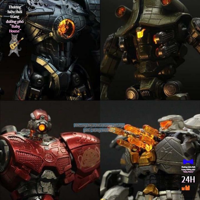 Mô hình lắp ráp Pacific Rim Revenge Ranger & Storm Red & Cherno Alpha & Eureka