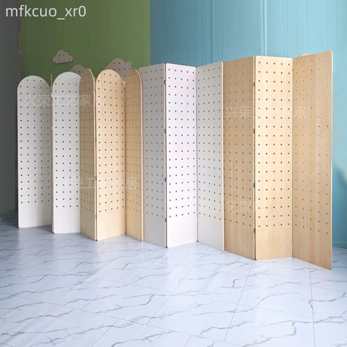 ( rẻ mà chất lượng) Vách ngăn bằng tấm panel đục lỗ khách, có thể gấp gọn di chuyển, dùng phòng ăn