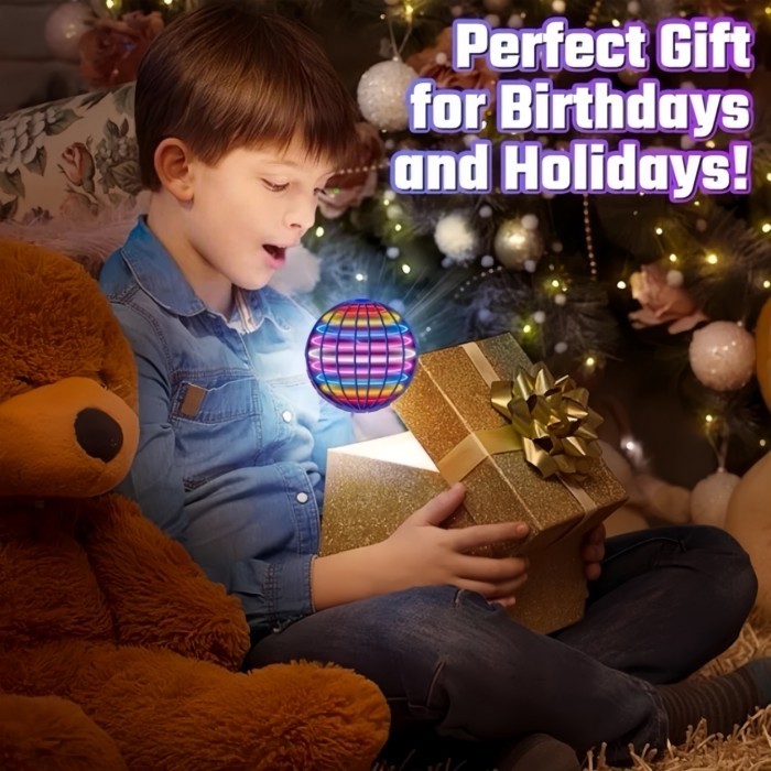 Một Boutique Bóng Bay Boomerang Flyorb Magic Với Đèn LED Drone Hover Ball Fly Nova Orb Flying Spinne