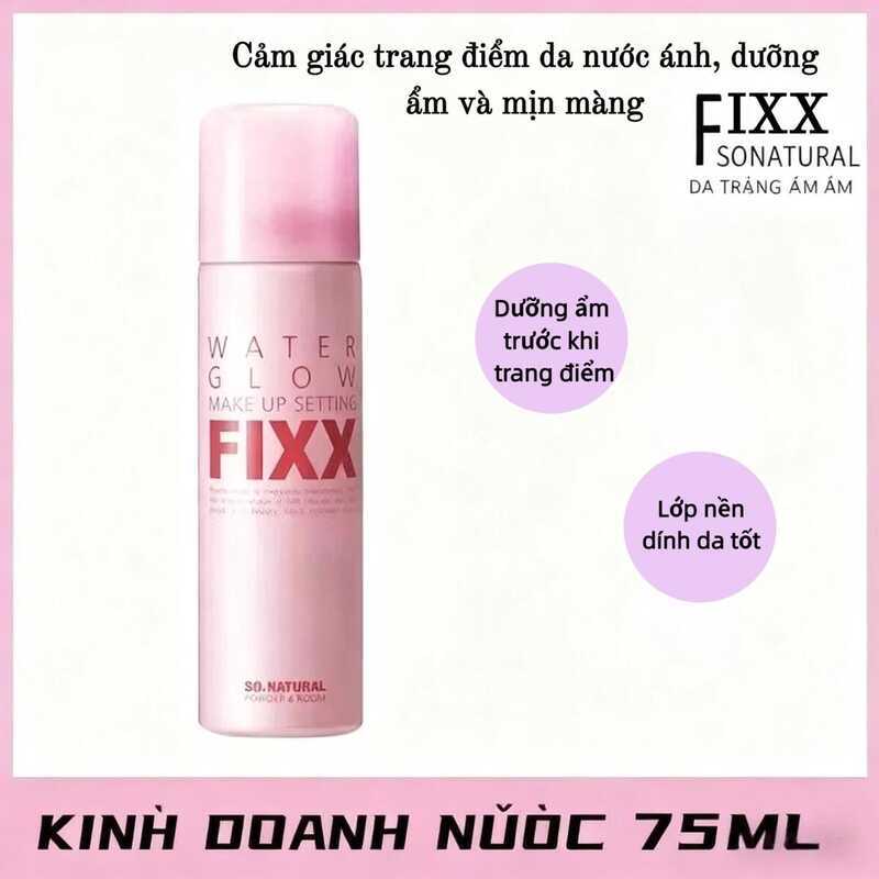 FIXX Xịt Khóa Nền So Natural All Day Tight Make Up Setting Fixx 75 ml