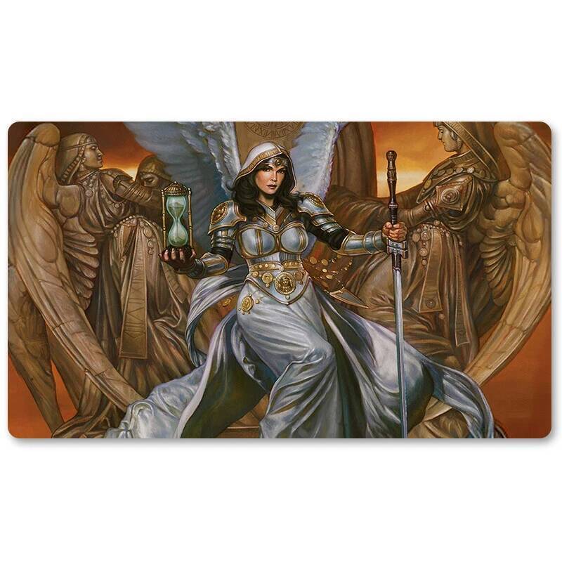 Magic The Gathering Stoic Angel - MTG Playmat TCG CCG MTG Playmat Battle Game Card Mousepad