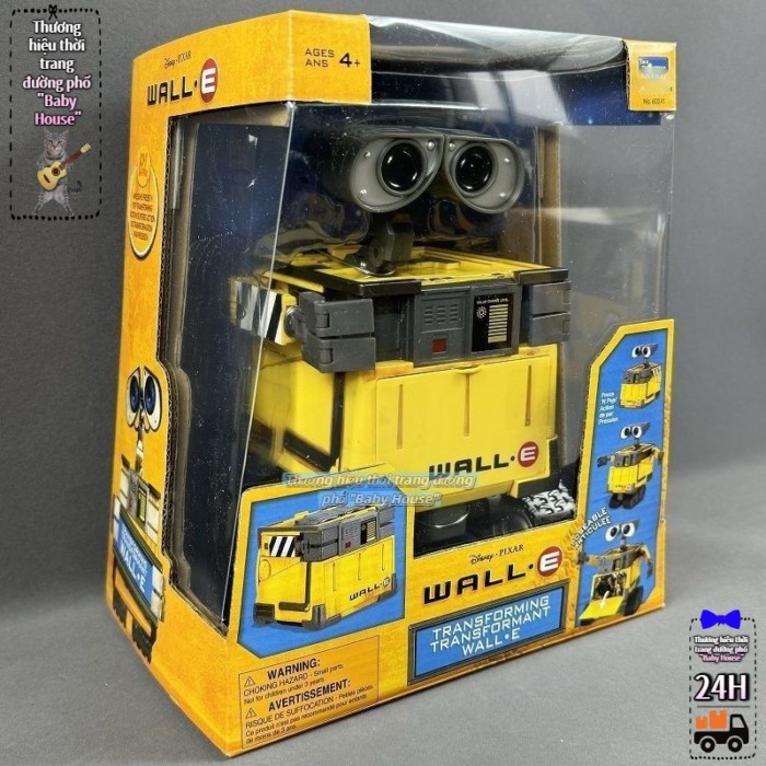 Robot Wall-E Eva Wall-E Robot Biến Hình Wall-E Robot Di Chuyển Được Đồ Chơi Trẻ Em Vật Trang Trí Qu