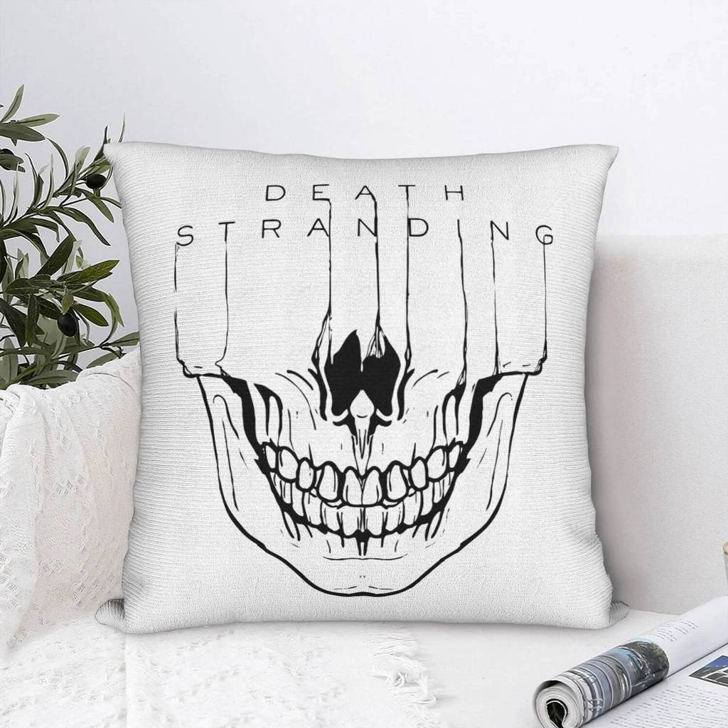 Cái Chết Dây Gối Đệm Trang Trí Kojima Hideo Kim Loại Bánh Răng Chắc Chắn Reedus Trò Chơi Mgs Ném Gối