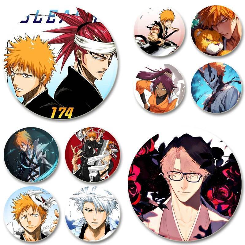 Tử Thần Truyện Tranh Huy Hiệu Kurosaki Ichigo Urahara Kisuke Ulquiorra Cifer Grimmjow Jaegerjaquez N