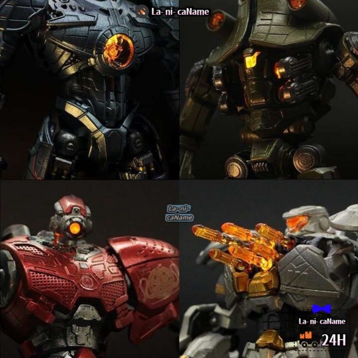 Mô hình lắp ráp Pacific Rim Revenge Ranger & Storm Red & Cherno Alpha & Eureka