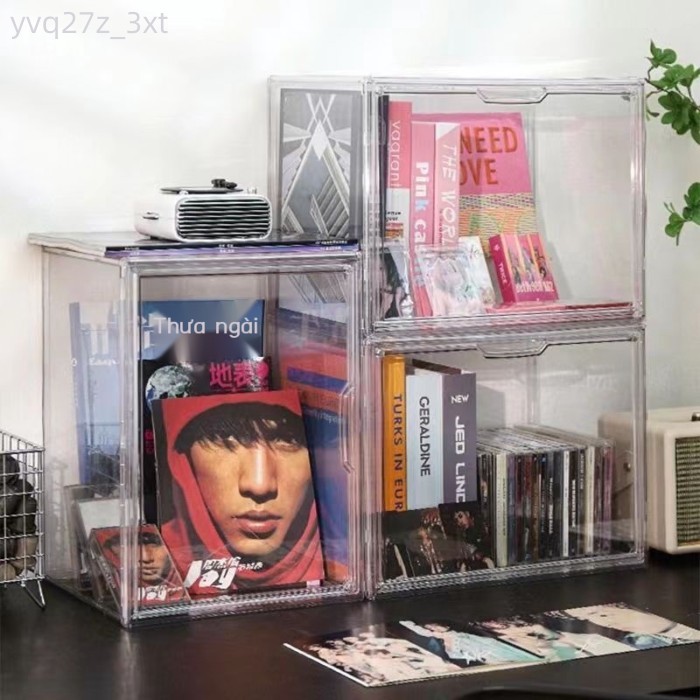 Hộp Bảo Quản Album Liu Yanfen Yi Yang Qianxi Tủ Trưng Bày Album TFboys Mười Năm Bộ Sưu Tập Hộp CD H
