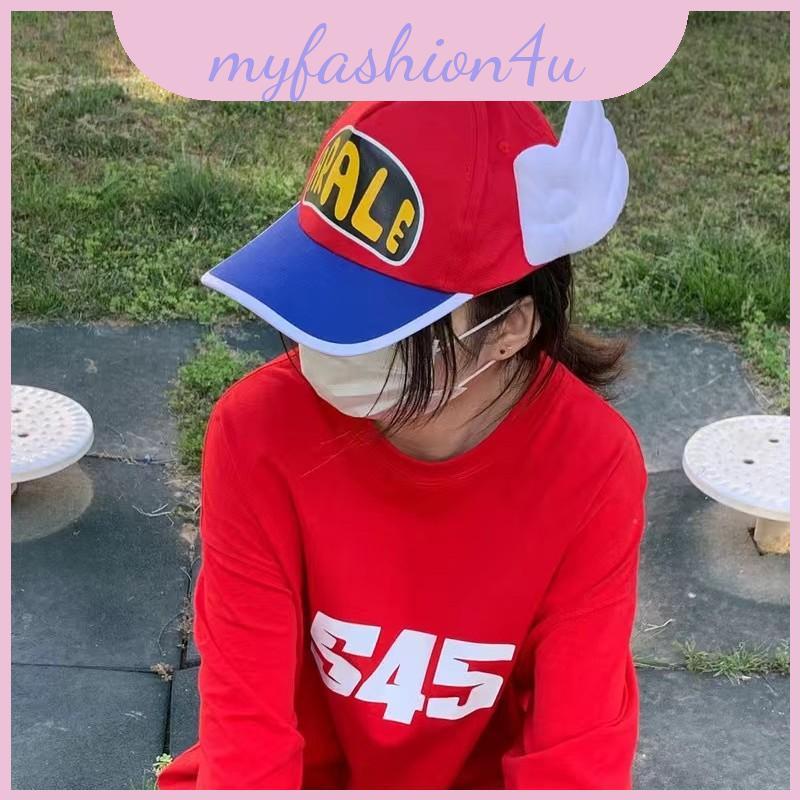Mũ bóng chày Dr Slump Arale Chan Wings có tấm che nắng để sử dụng ngoài trời thông thường
