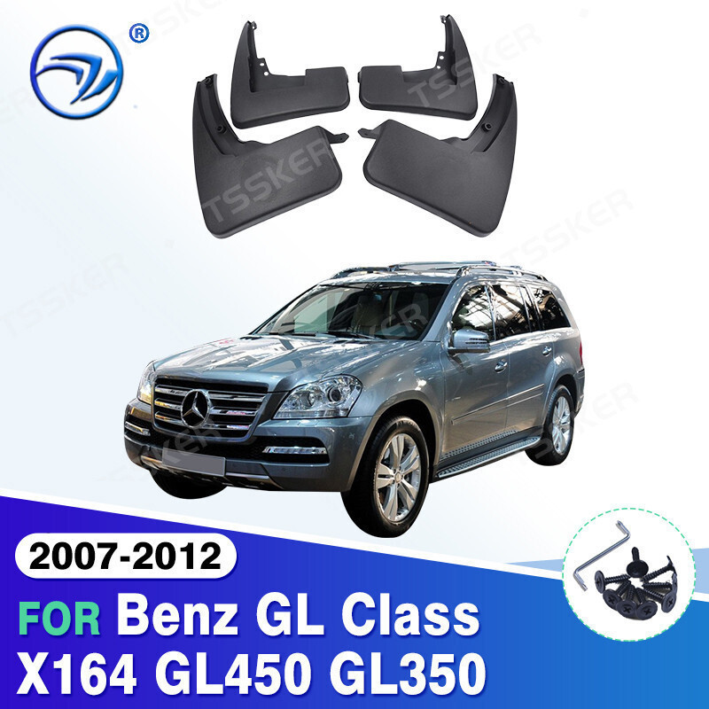 Bộ Phụ Kiện Nắp Bùn Đúc Cho Benz GL Class X164 GL450 GL350 2007-2012 Mudflaps Splash Guards 2011 201