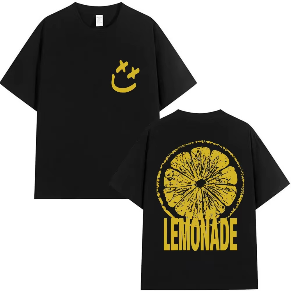 Mùa Hè 2026 Louis Tomlinson Lemonade Tour Bông Tai Kẹp Vintage Nam Nữ Nguyên Chất Cotton 100 In Hình