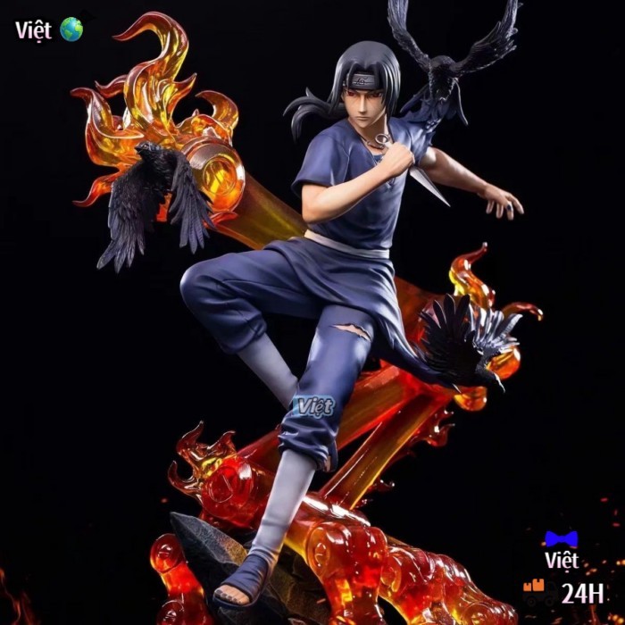 Hoạt hình ngoại vi Naruto GK Sasuke Itachi hậu trường kỷ niệm Itachi tượng cảnh mô hình đồ trang tr