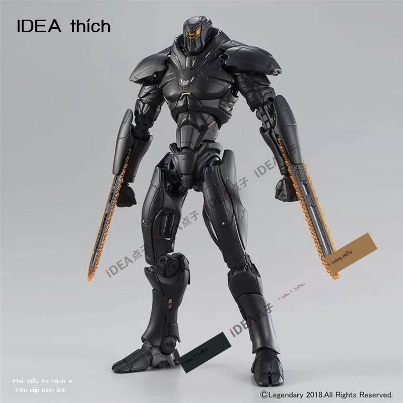 Mô hình Mecha Pacific Rim 2 Fury Obsidian Revenge Wanderer, đồ chơi robot siêu hành động