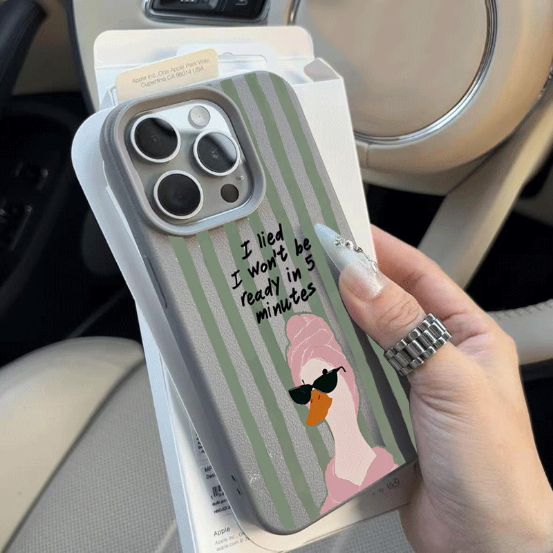 Đối với iPhone 13 11 17 16 12 Pro Max 15 14 Plus XS Max X XR Vỏ I lied I won't be ready in 5 minutes