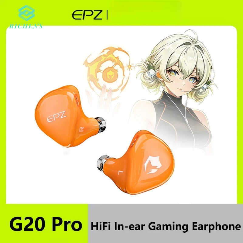 Tai nhét EPZ G20 Pro HIF chuyên dụng cho chơi game IEM trình điều khiển động 10mm LCP+PU BH12 thang