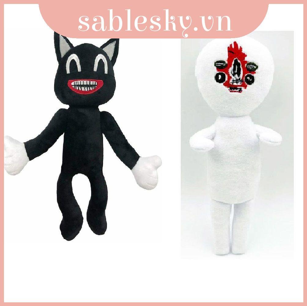 Set 2 đồ chơi nhồi bông Hình Mèo Đen Scp 173