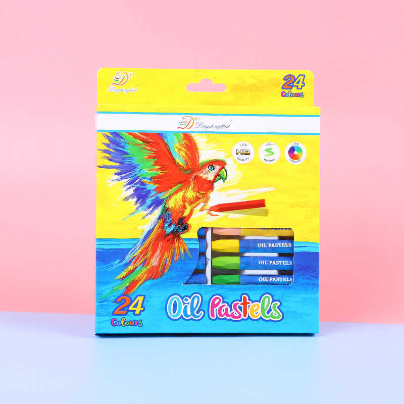 Có Thể Giặt 24 Màu Dầu Pastel Crayons Không Dính Trẻ Em Tập Đi Crayons Tranh Đồ Dùng Nghệ Thuật Tiếp