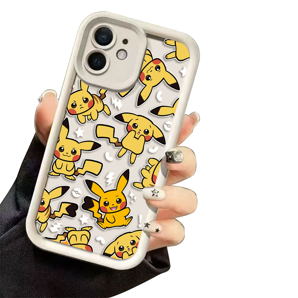 Sáng Tạo Pokemon Pikachu Tùy Chỉnh Ảnh Ốp Lưng Điện Thoại Samsung Galaxy F06 S20 S21 S22 S23 S24 FE 