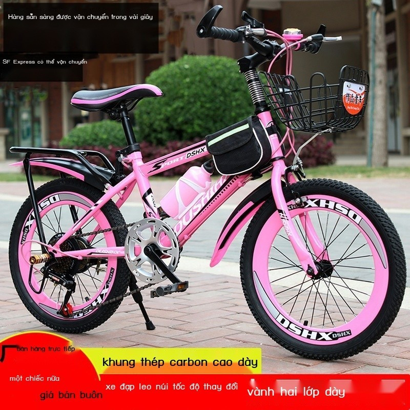 Xe đạp trẻ em nam nữ 8-9-10-12-15 tuổi, xe đạp 20 inch dành cho trẻ em cấp 2 trở lên dành cho học s