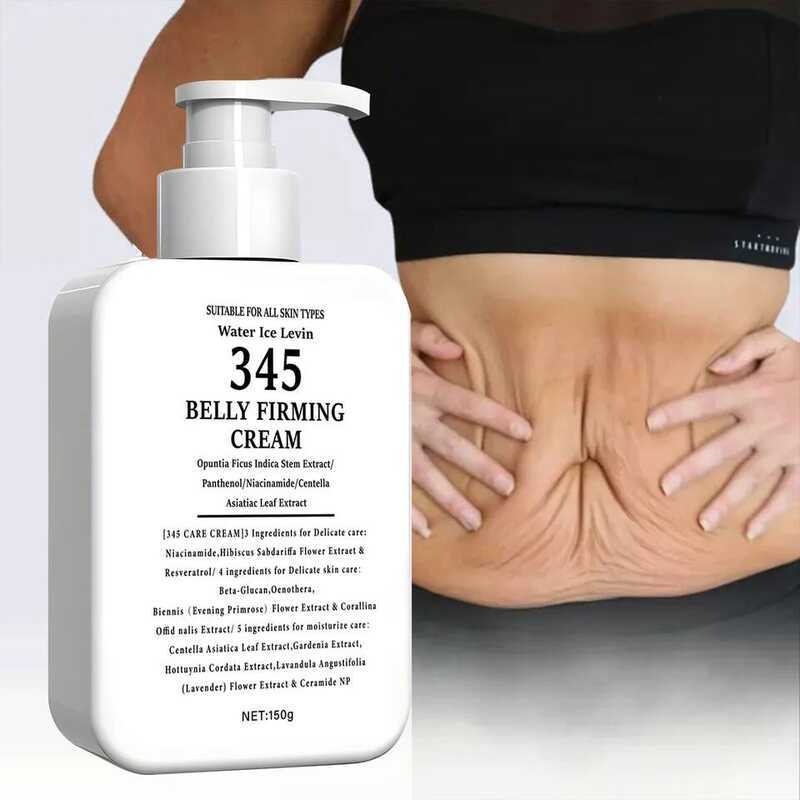 Kem làm săn chắc bụng 345 Chiết xuất gốc Opuntia. Niacinamide Panthenol. Mục tiêu da Crepey. Thắt ch