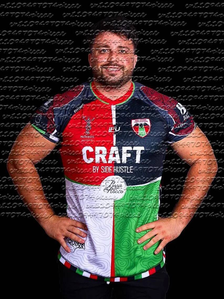2026 Mới Harlequins Abu Dhabi Rugby Jersey Nam Y2K Áo Thun Oversize Thích Hợp Cho Mặc Hàng Ngày Và T