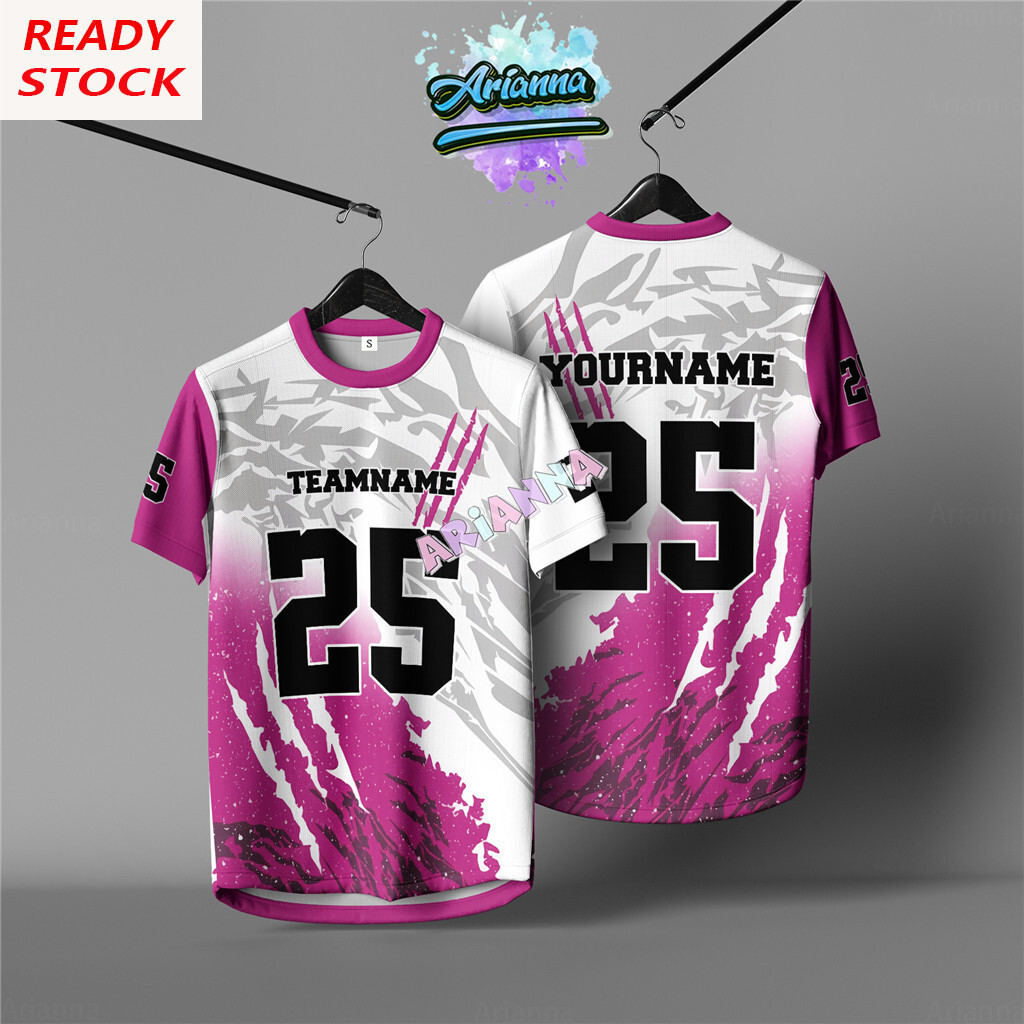 Áo Jersey Nam Nữ Microfiber In Logo NFL, Tay Ngắn Cổ Retrô, Thời Trang OOTD