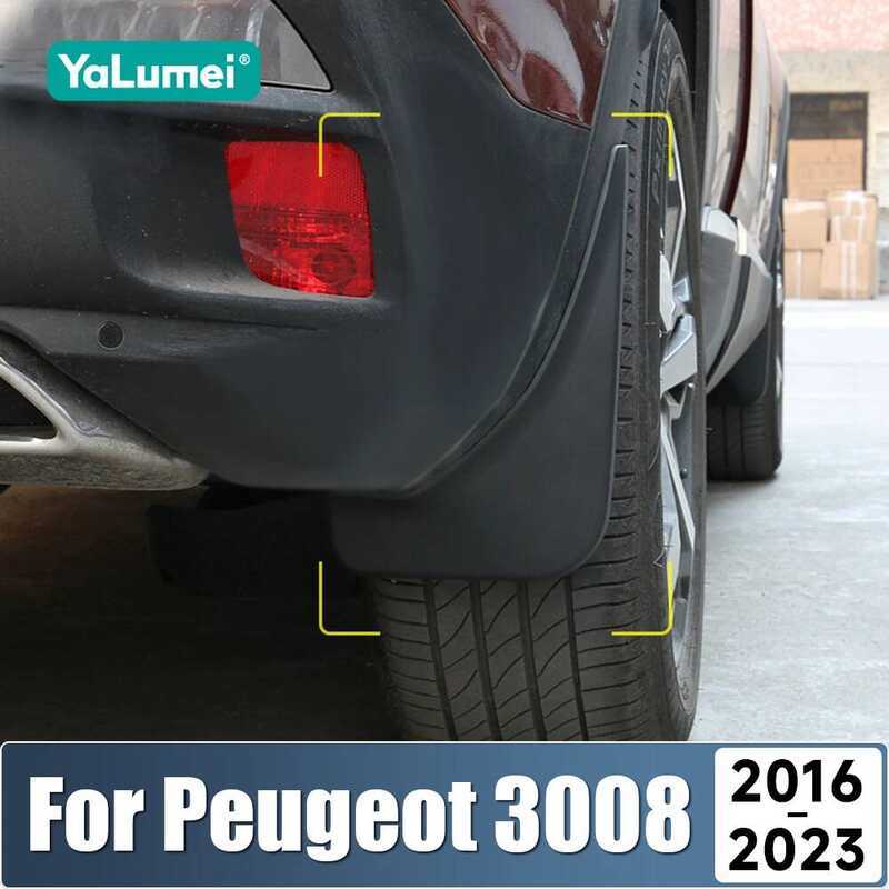 Dành Cho Xe Đạp Peugeot 3008 GT 2017 2018 2019 2020 2021 2022 2023 3008GT 2 Xe Lai Bùn Bùn Bùn Mudgr