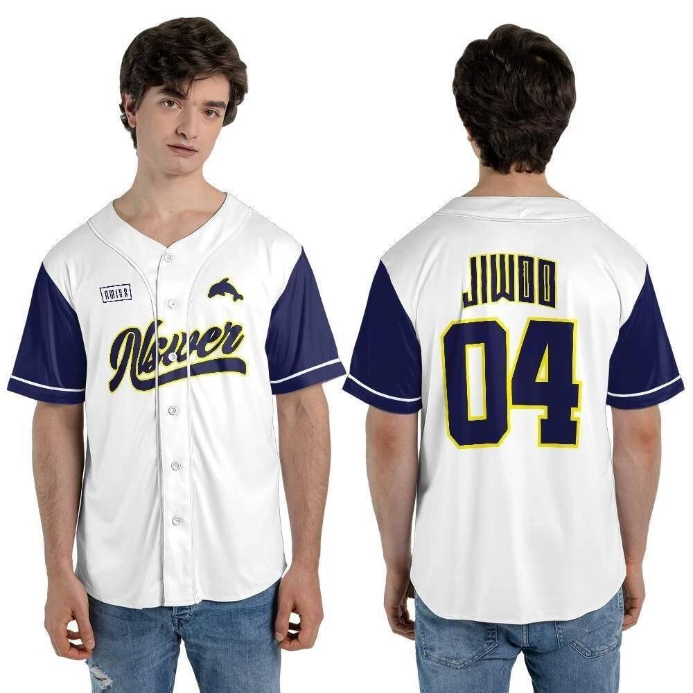 Áo bóng chày đại học NMIXX Nswer Merch Áo sơ mi Kpop Concert Outfit G23