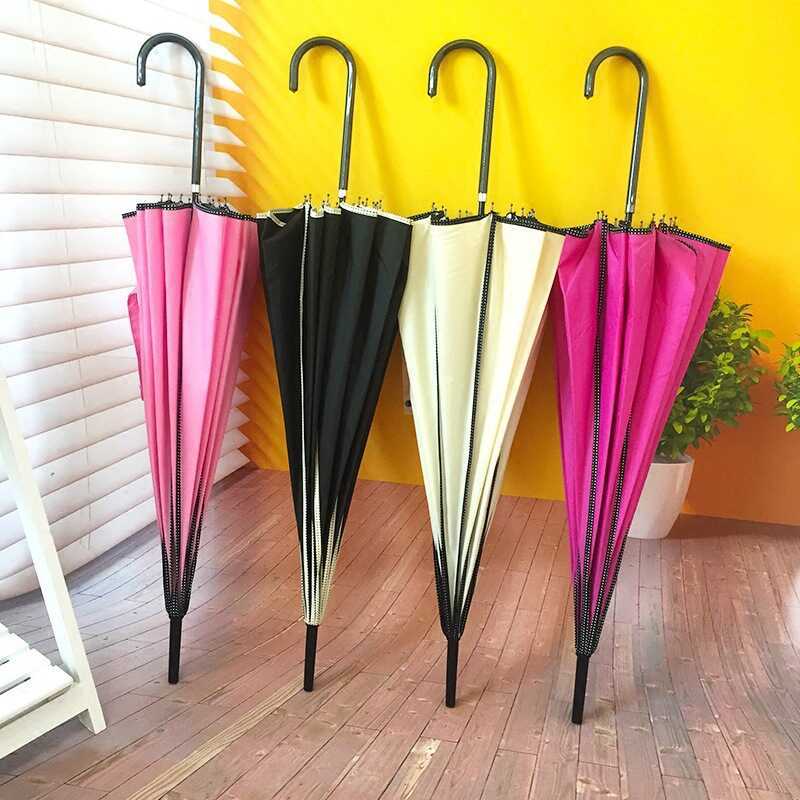 Sáng Tạo Hàn Quốc Sáng Tạo Hàn Quốc 16-Bone Cung Điện Công Chúa Chùa Ô Dù Bánh Ô Tay Cầm Dài Ô Ô Ô N